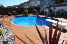 Inground Pools - Patios and Decks: Swirl - Image: 124